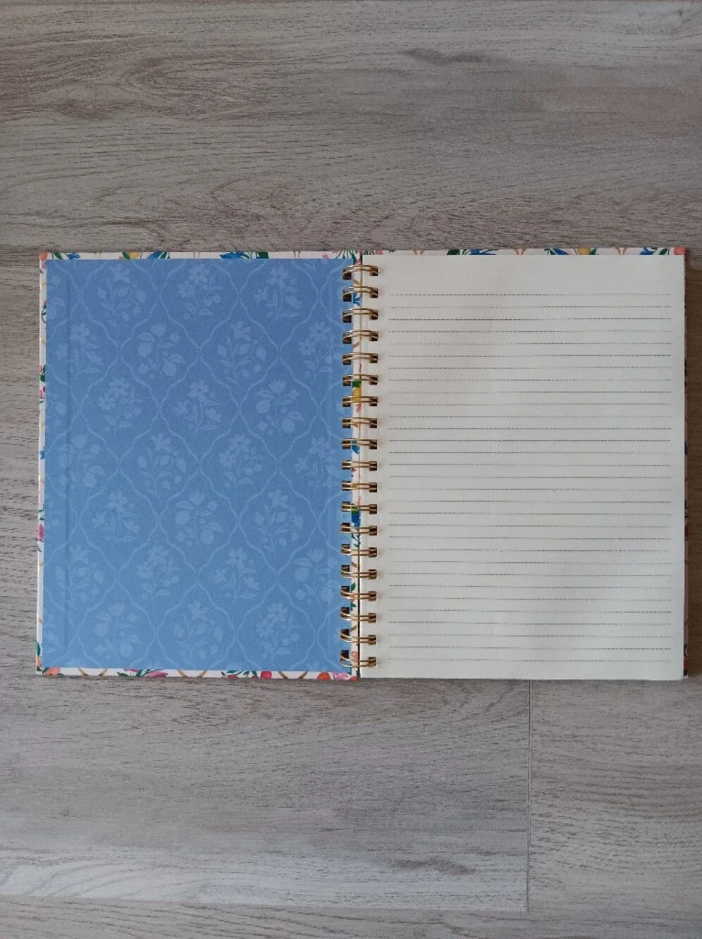 Clementine Paper Inc. Spiral Bound Hardcover Notebook Lined Pages Floral 10